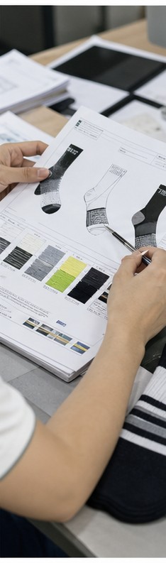 Design review with sock tech pack