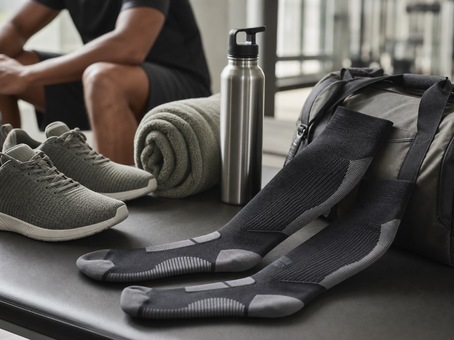Sports recovery brand compression socks