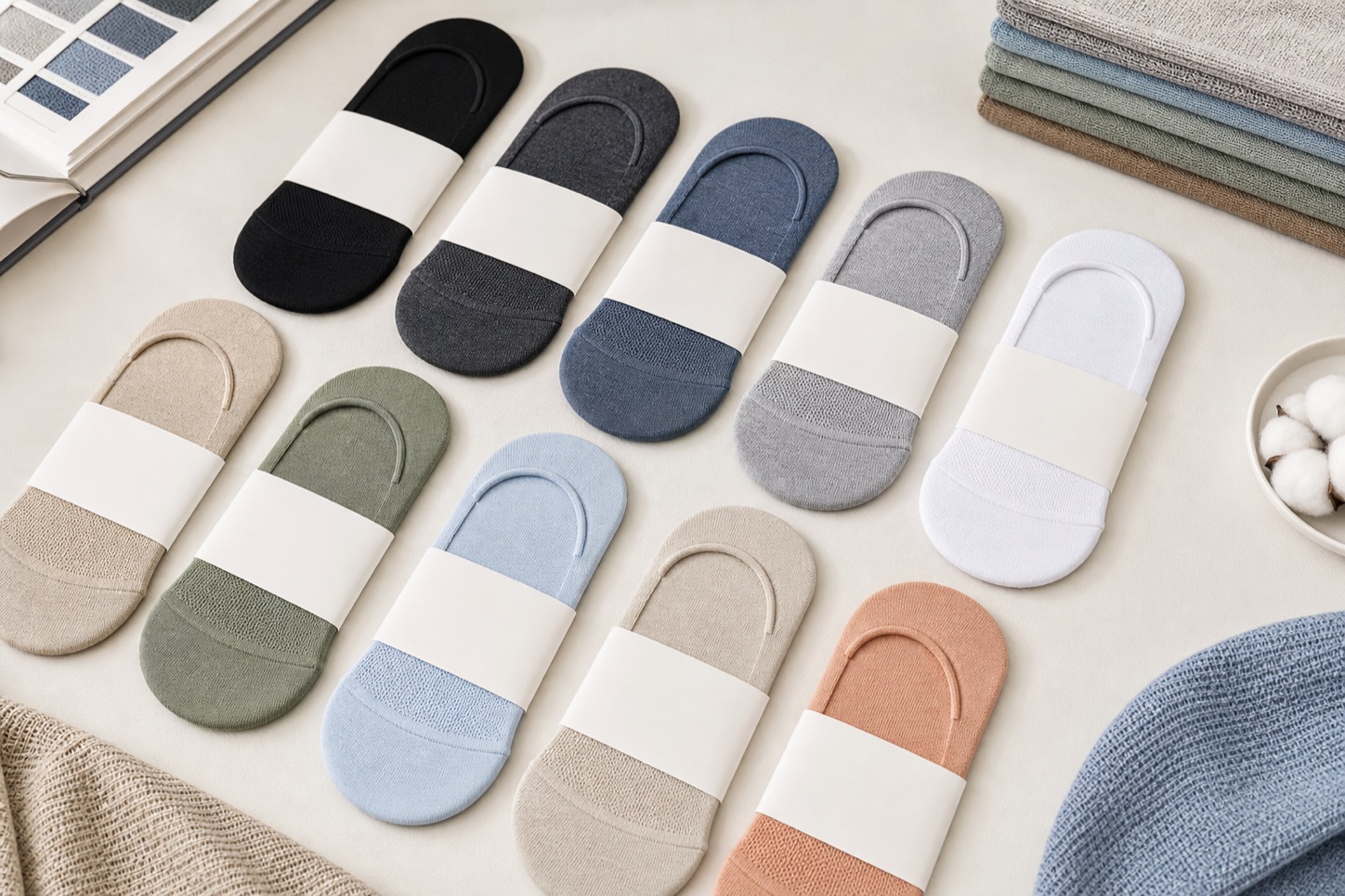 No-show socks for summer and casual retailers