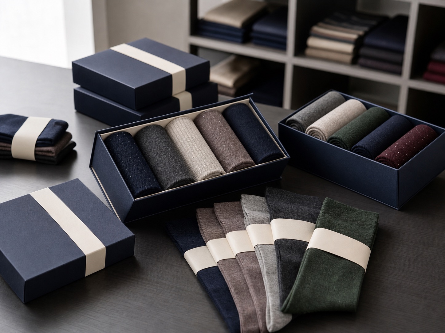 Corporate gift dress sock program