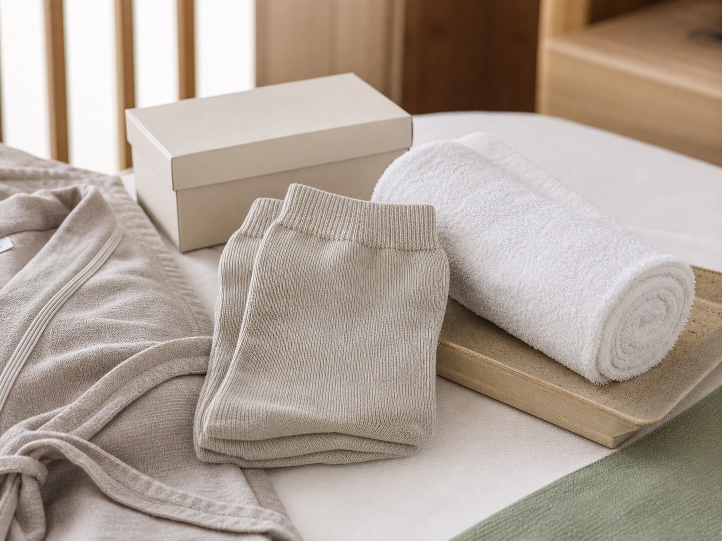 Bamboo socks for wellness and spa buyers