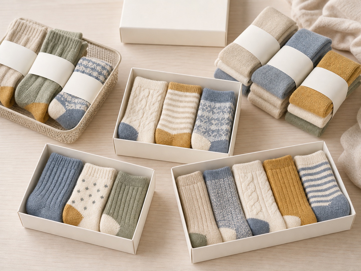 Kids sock gift and multipack program