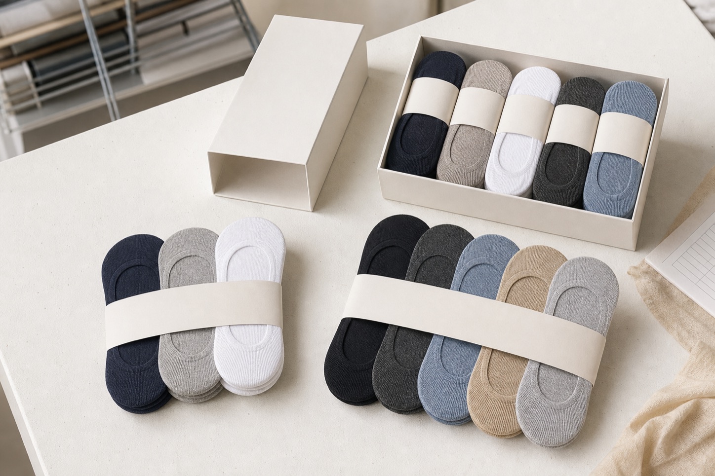 No-show sock multipack and gift program