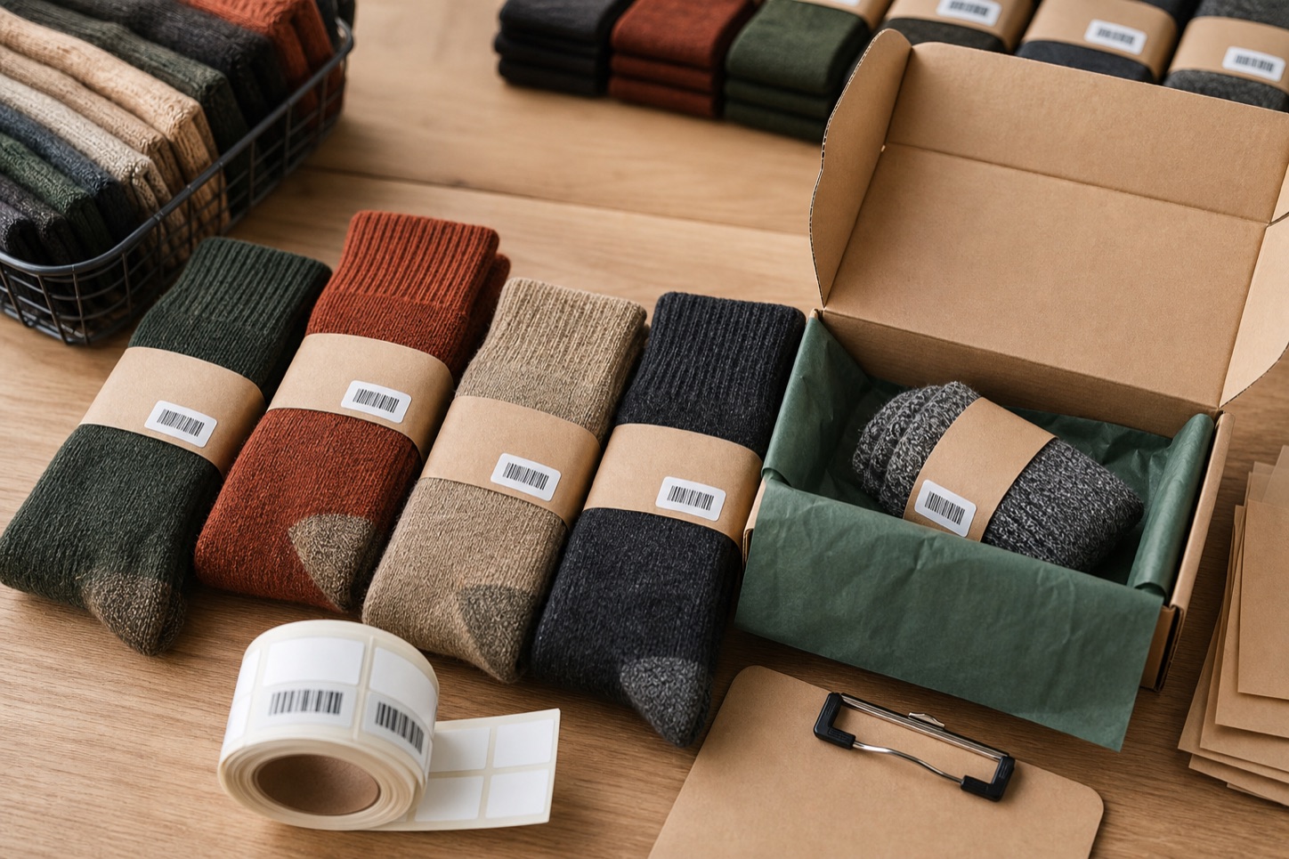 Merino Wool sock e-commerce and subscription assortment