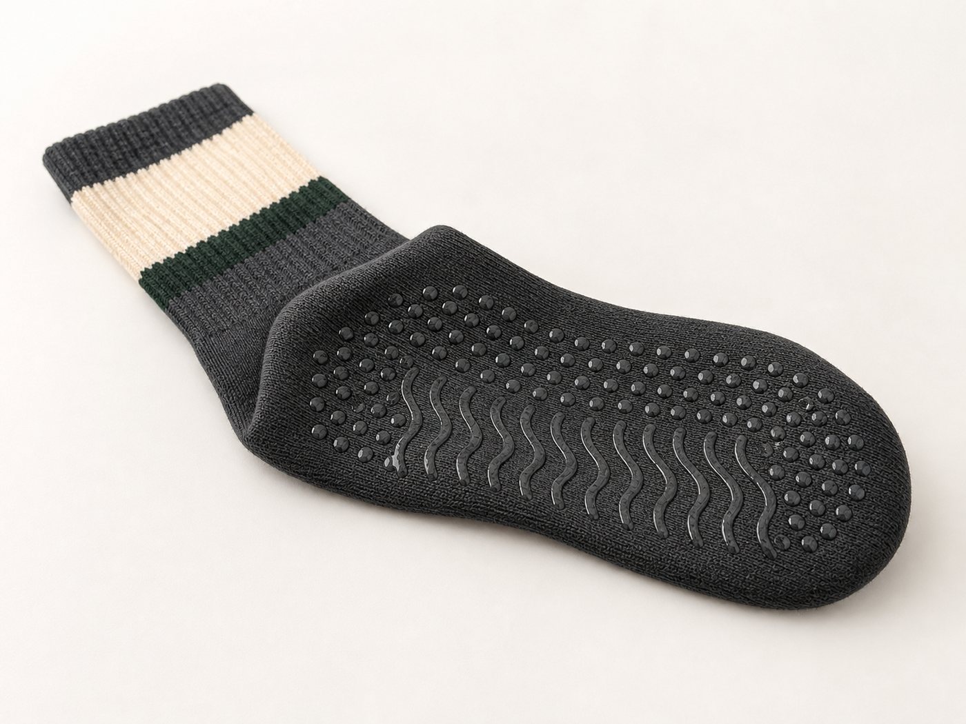 Anti-slip silicone grip sole for grip socks