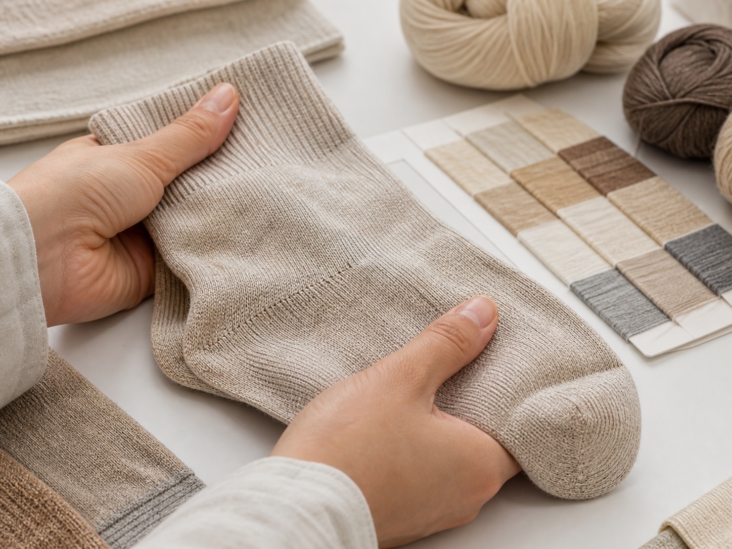 Bamboo sock soft hand-feel sample review