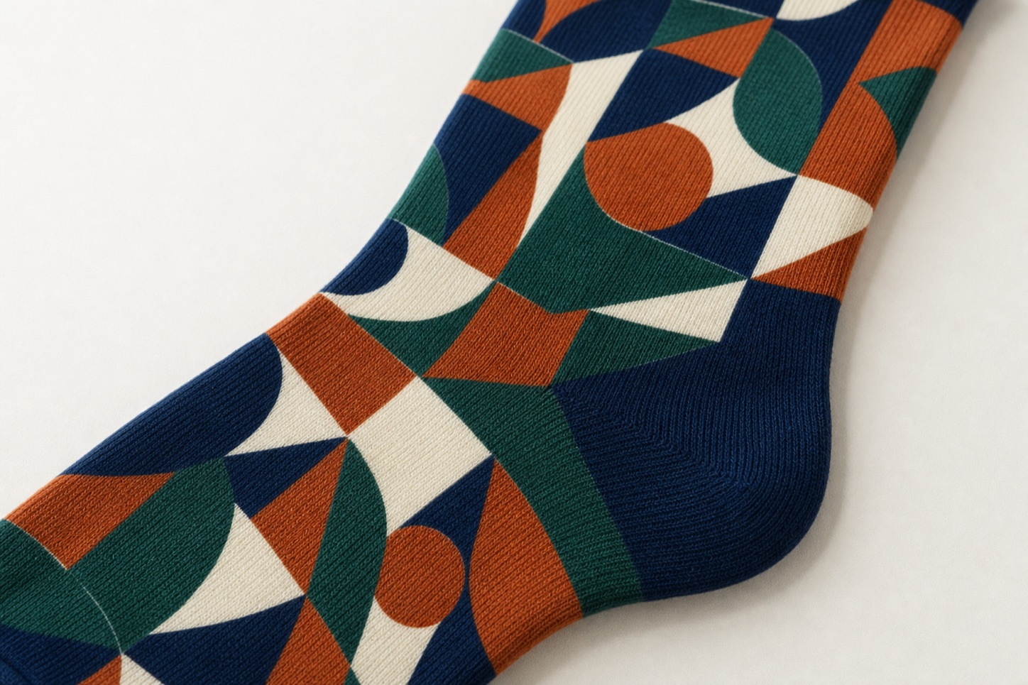 Printed graphics on a custom sock