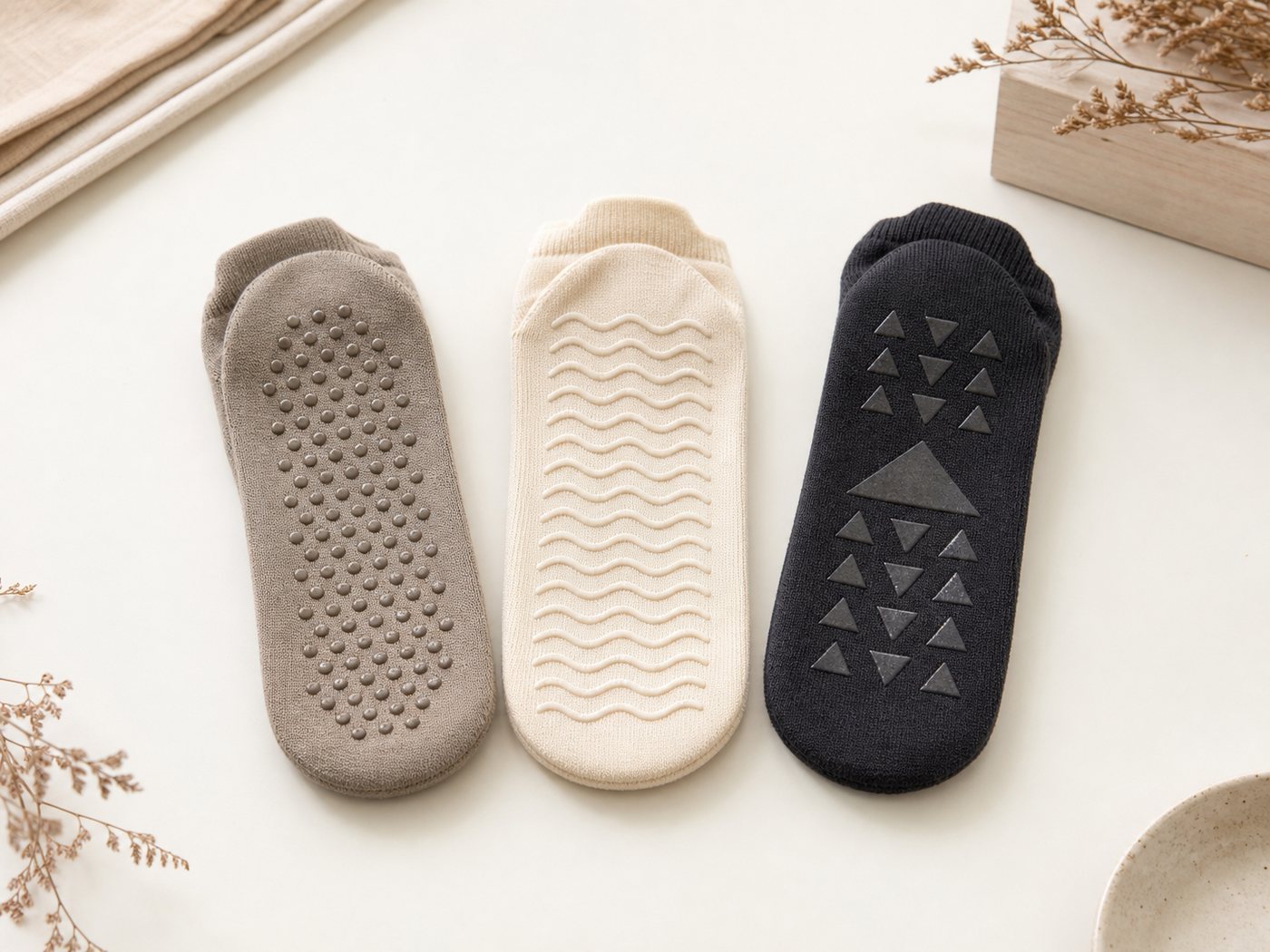 Custom silicone grip pattern options