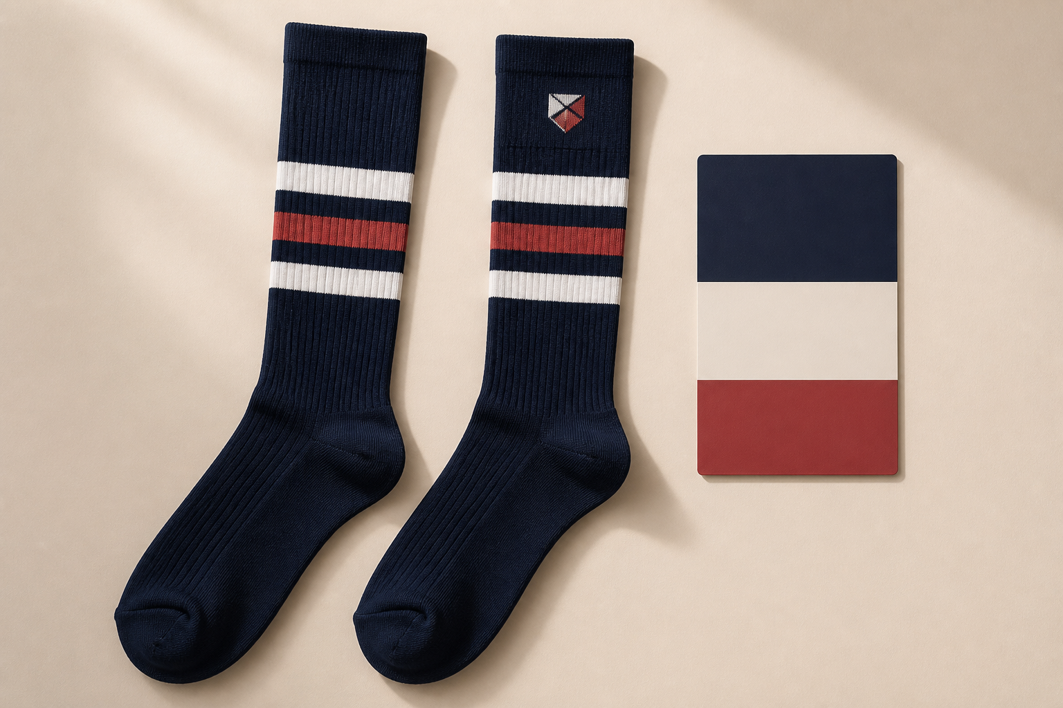 Baseball sock illustration for artwork placement