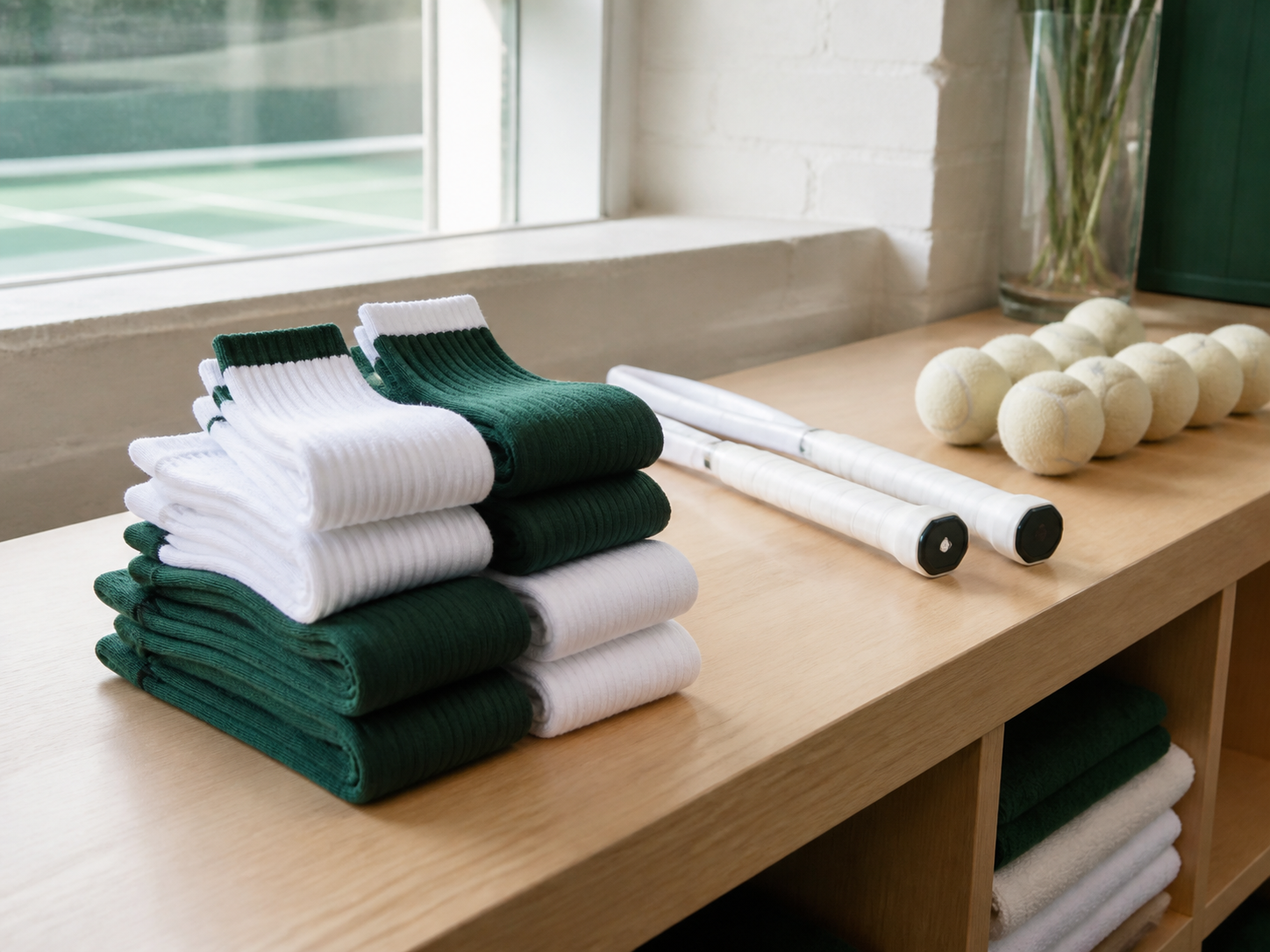 Tennis club sock programme