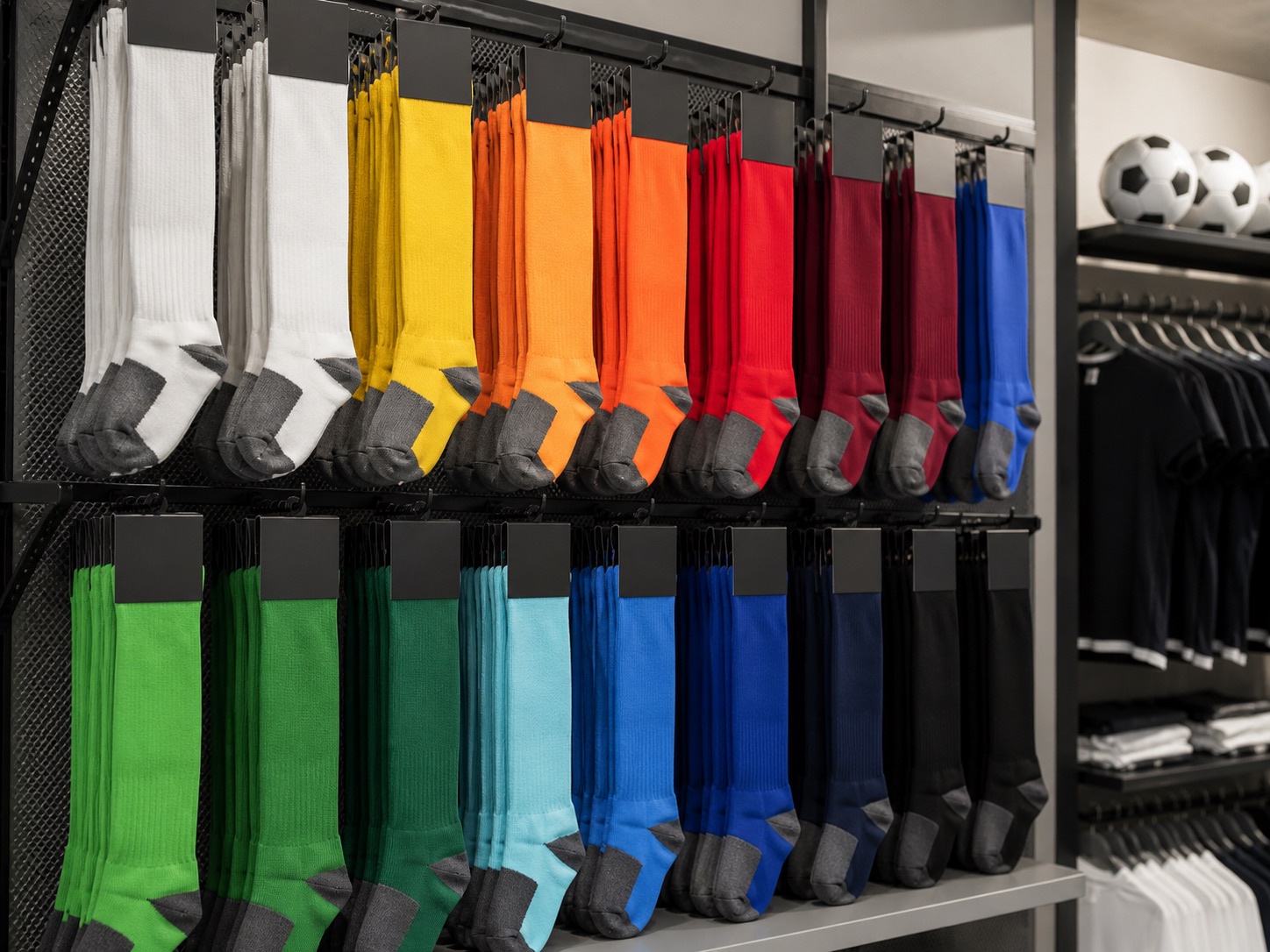 Football / Soccer Specialty Retailers & Distributors athletic socks buyer use
