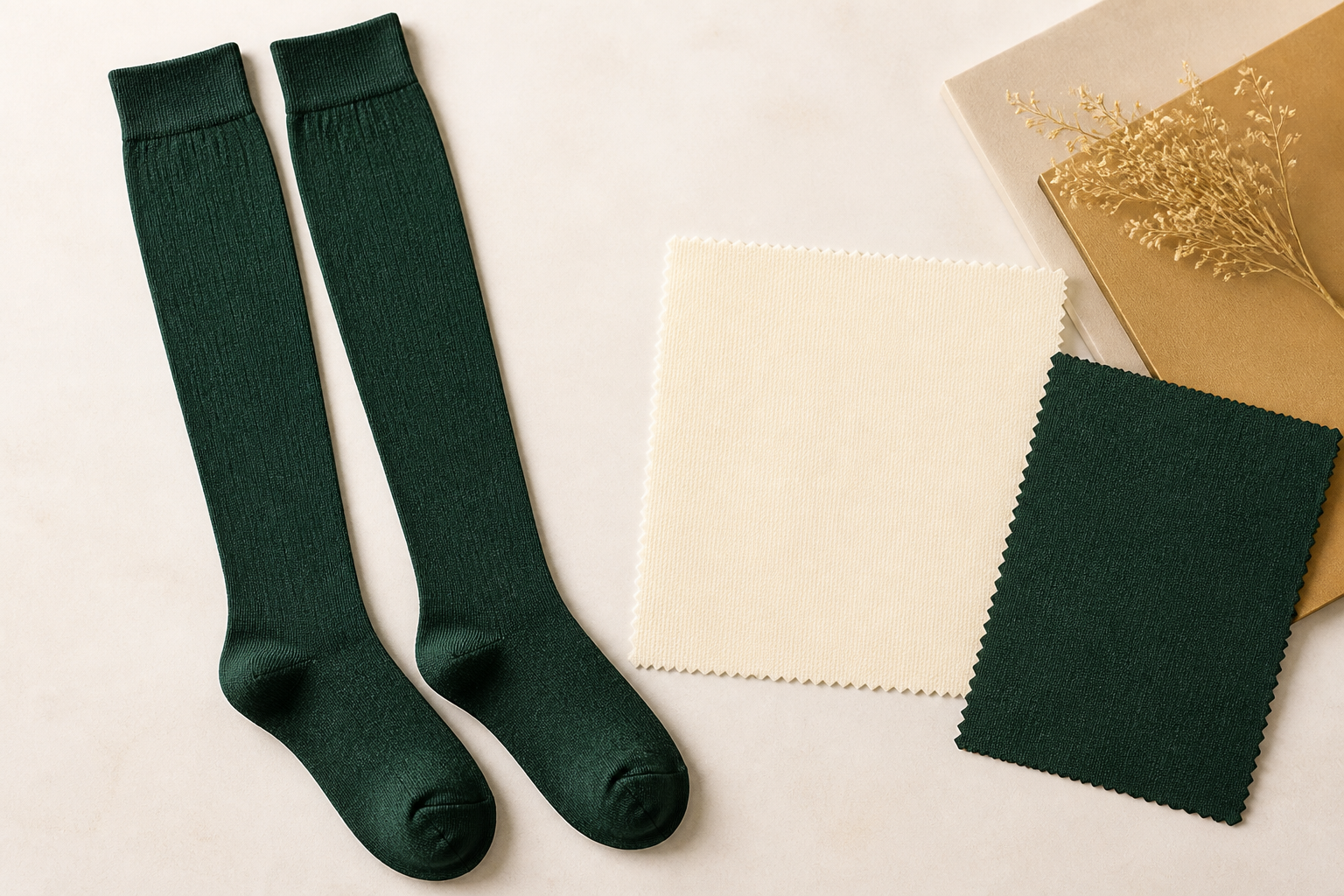 Generated illustrative lacrosse sock pair presentation
