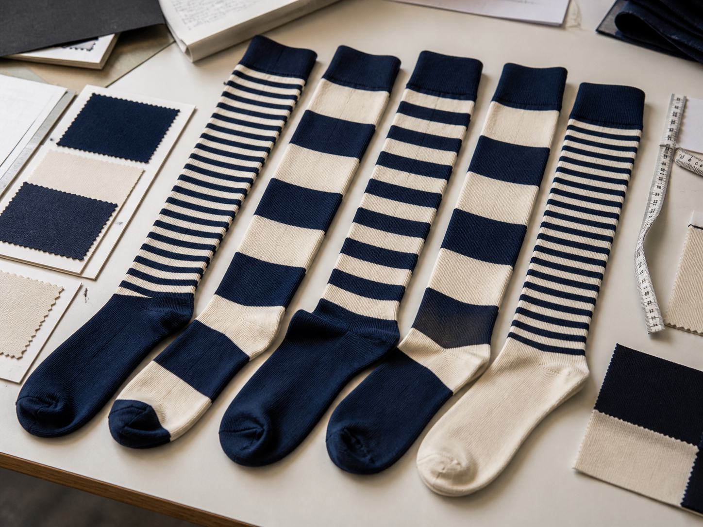 Teamwear brand rugby sock product development
