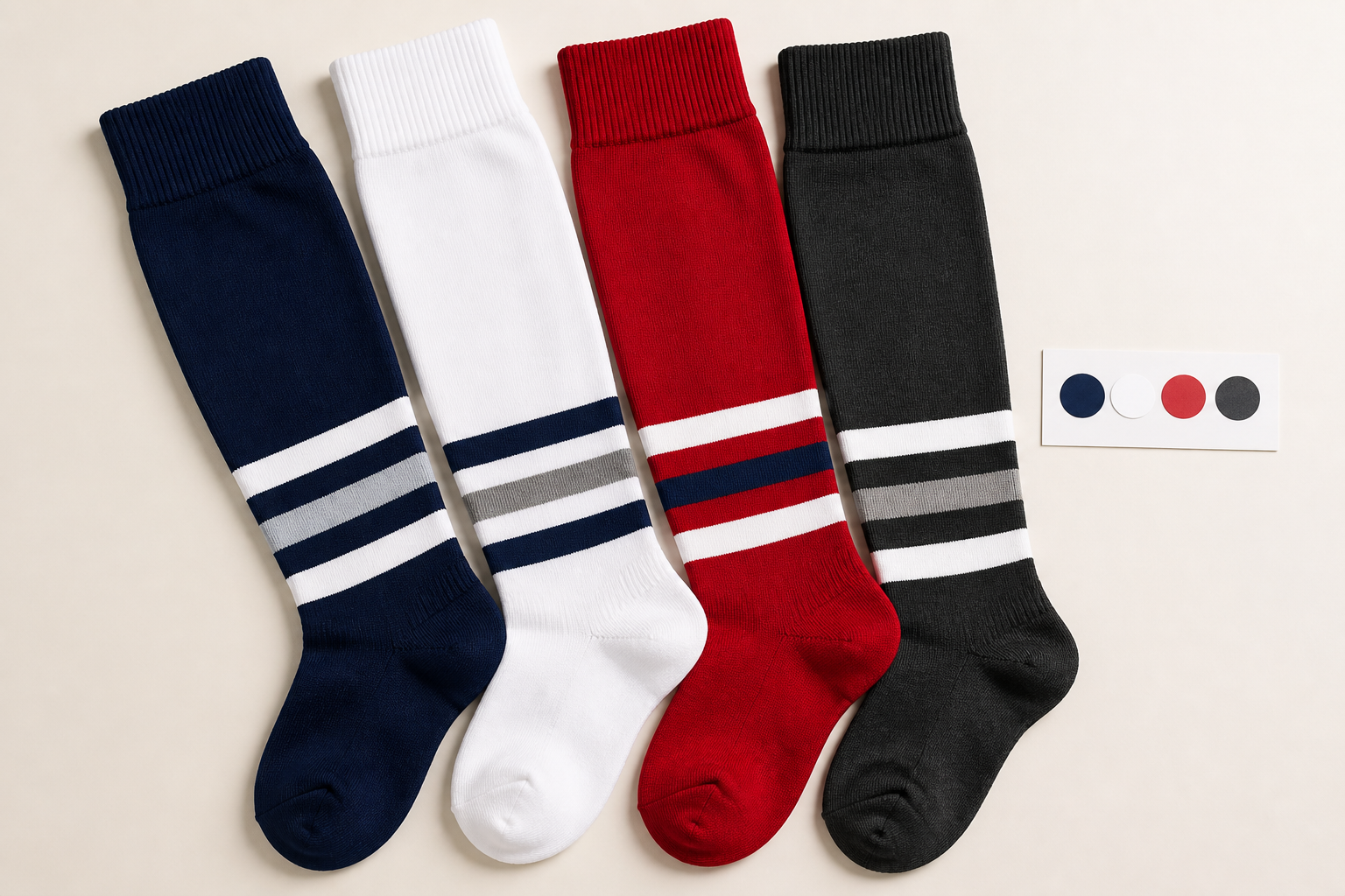Hockey sock illustration for colour & stripe review