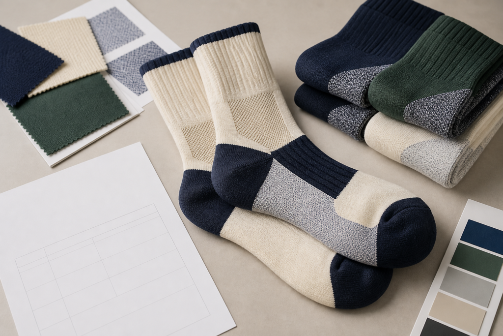 How to Specify Custom Athletic Socks for Production