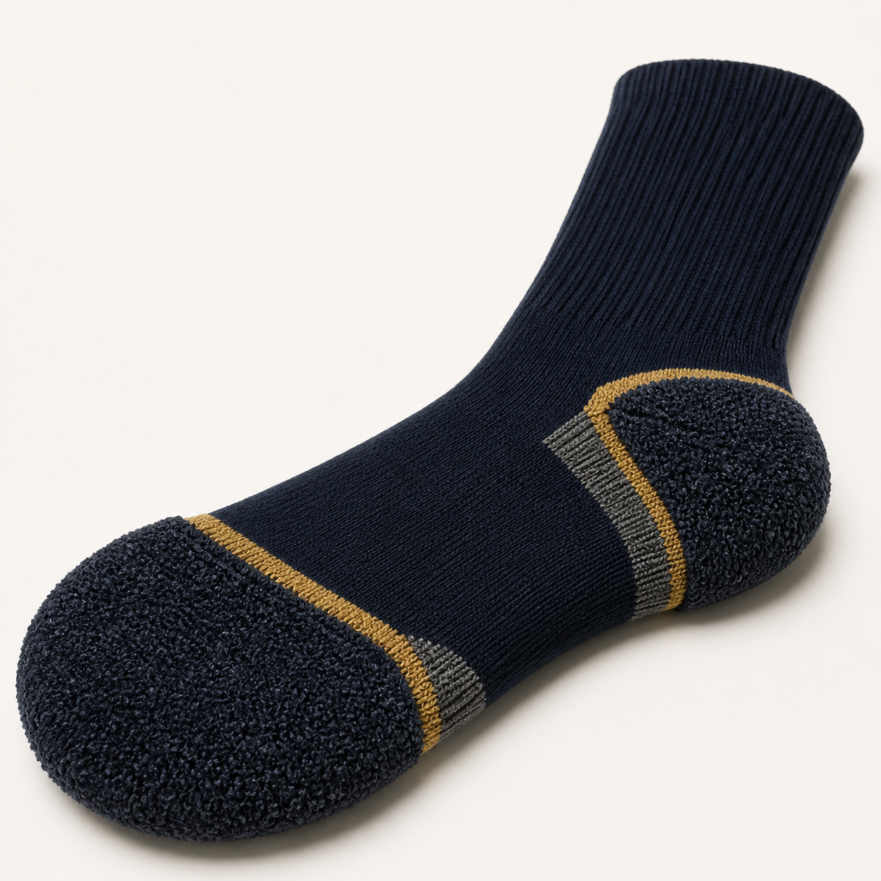 Court-zone terry cushioning