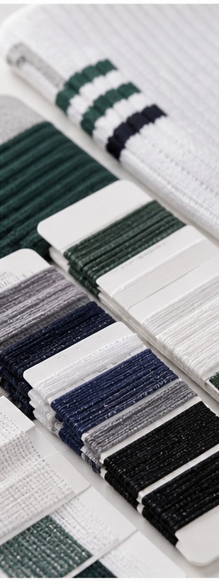Running sock knit structure map