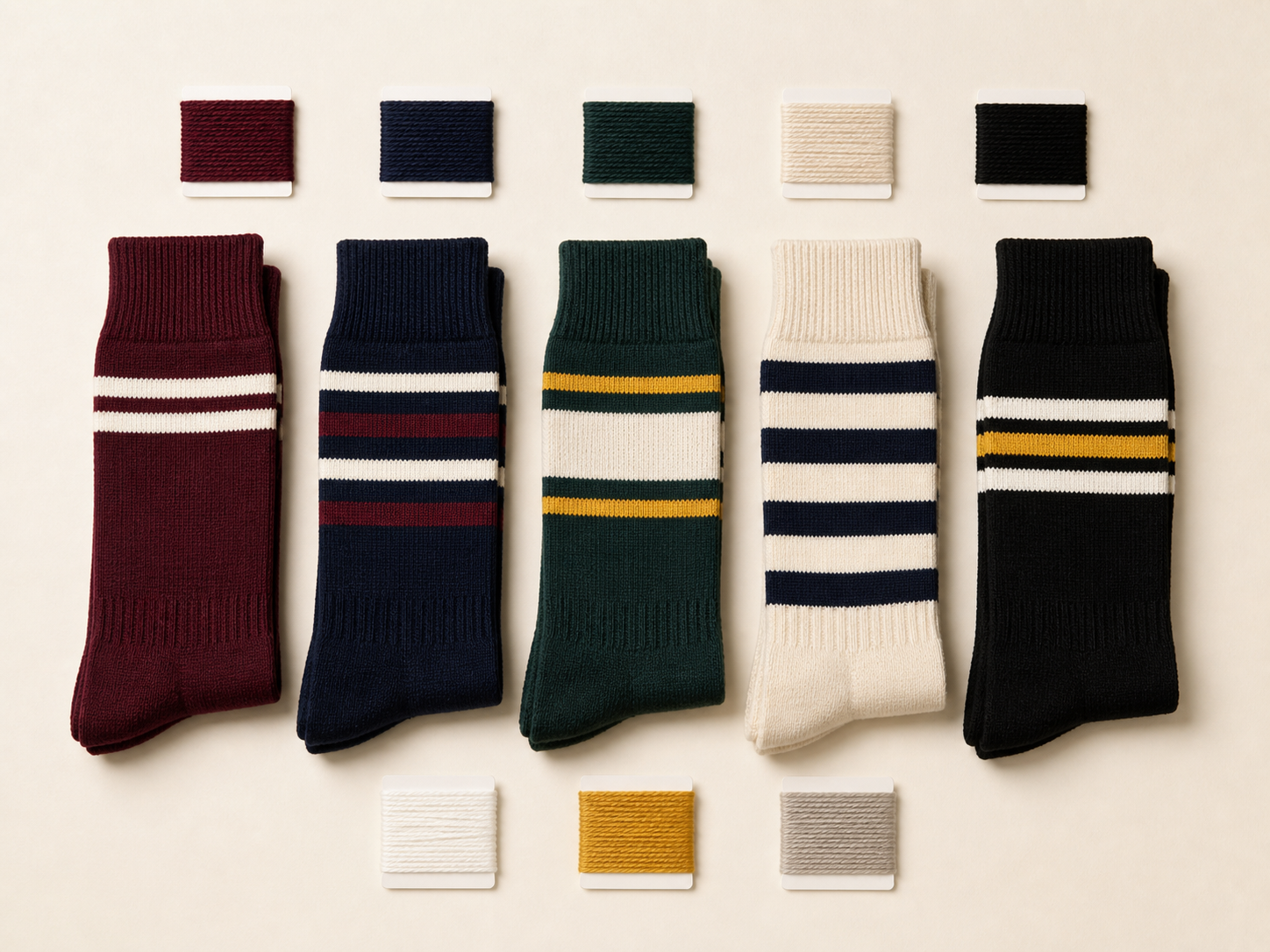 Custom rugby sock team colour range