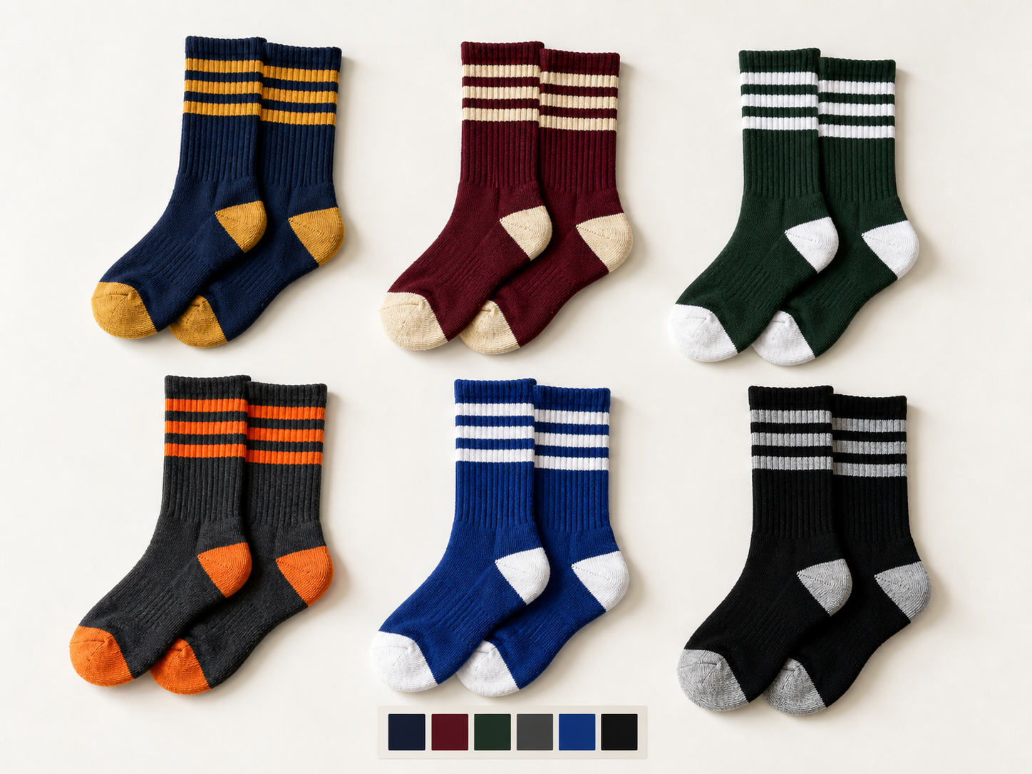 Custom basketball sock team colourways