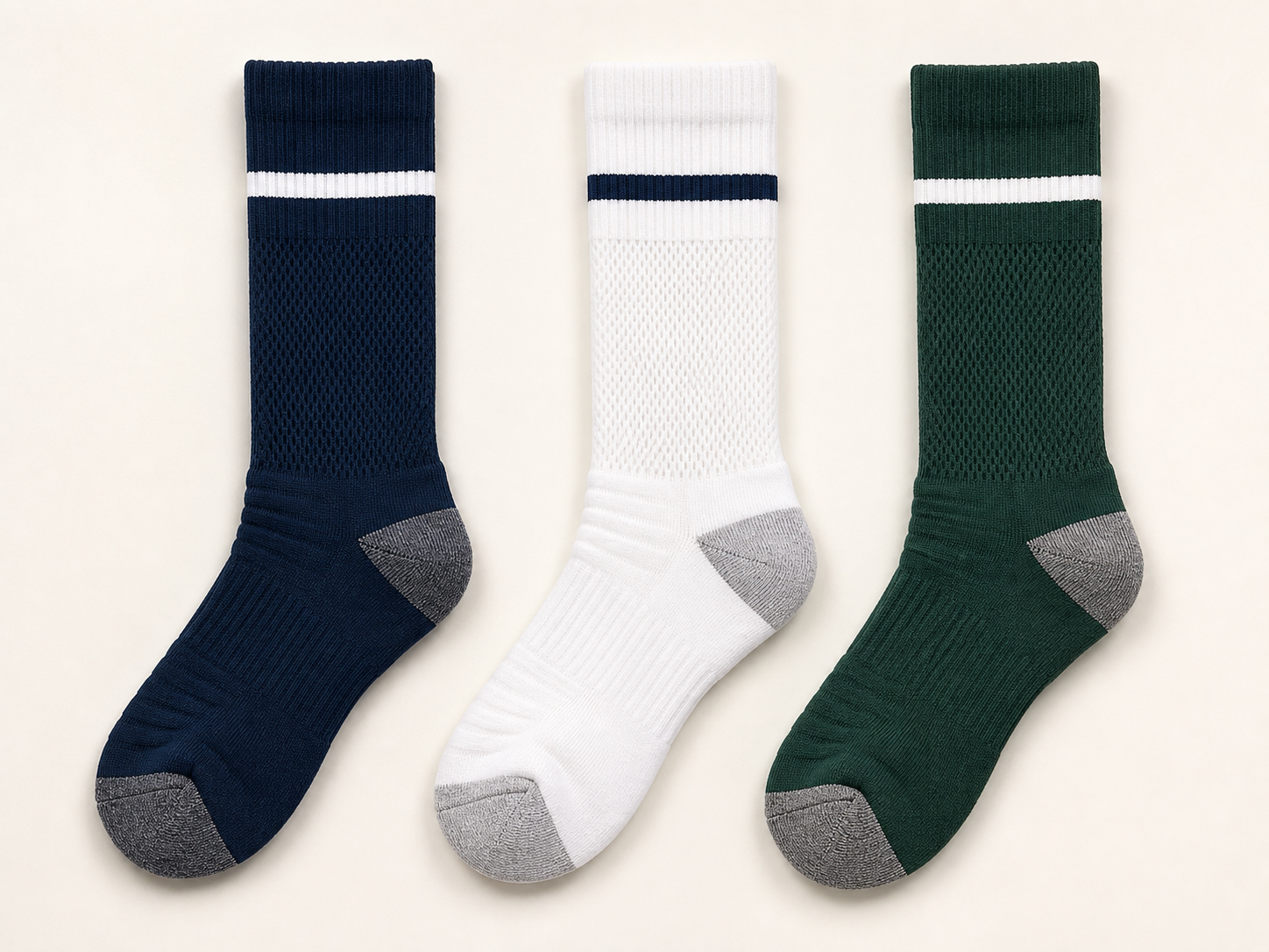 Custom volleyball sock team colour range