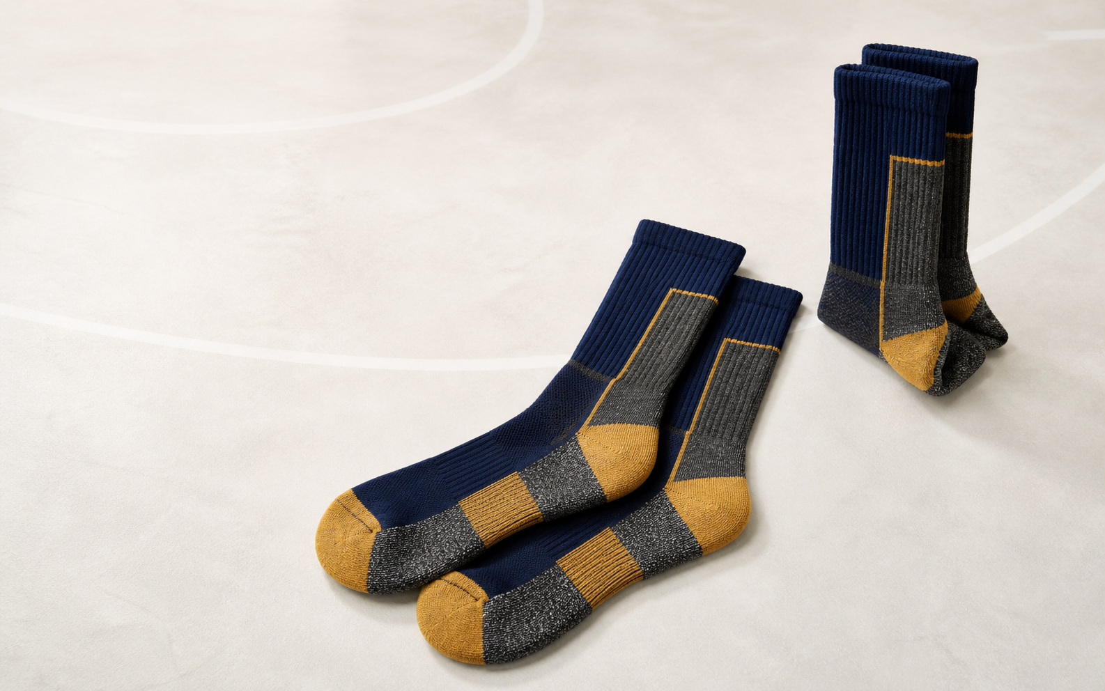 Custom basketball crew socks for teamwear programmes