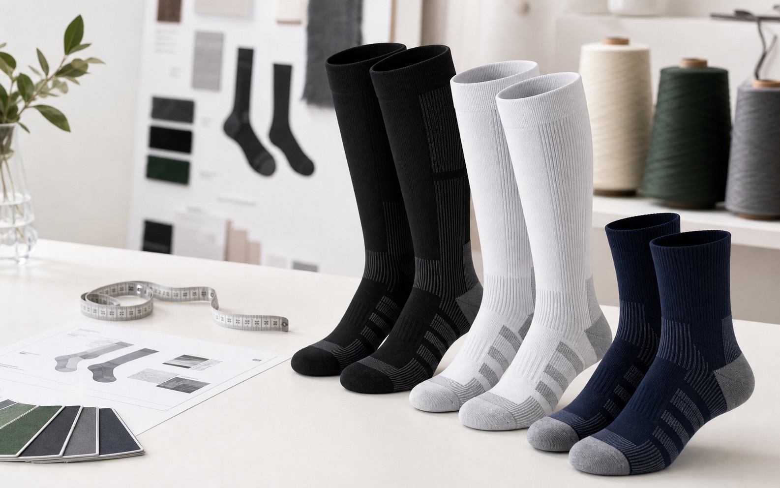 Custom compression socks