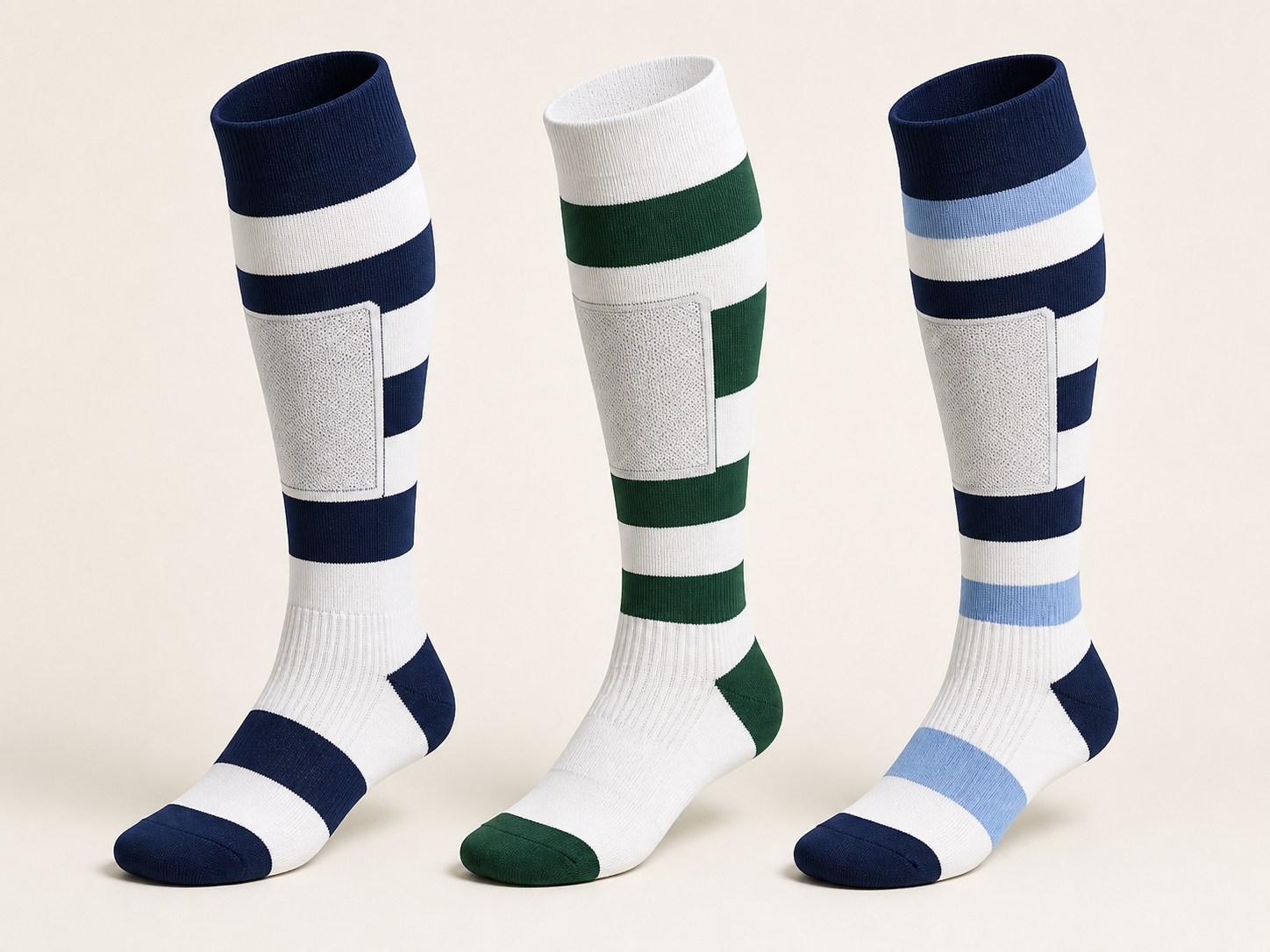 Rugby sock stripe and jacquard options