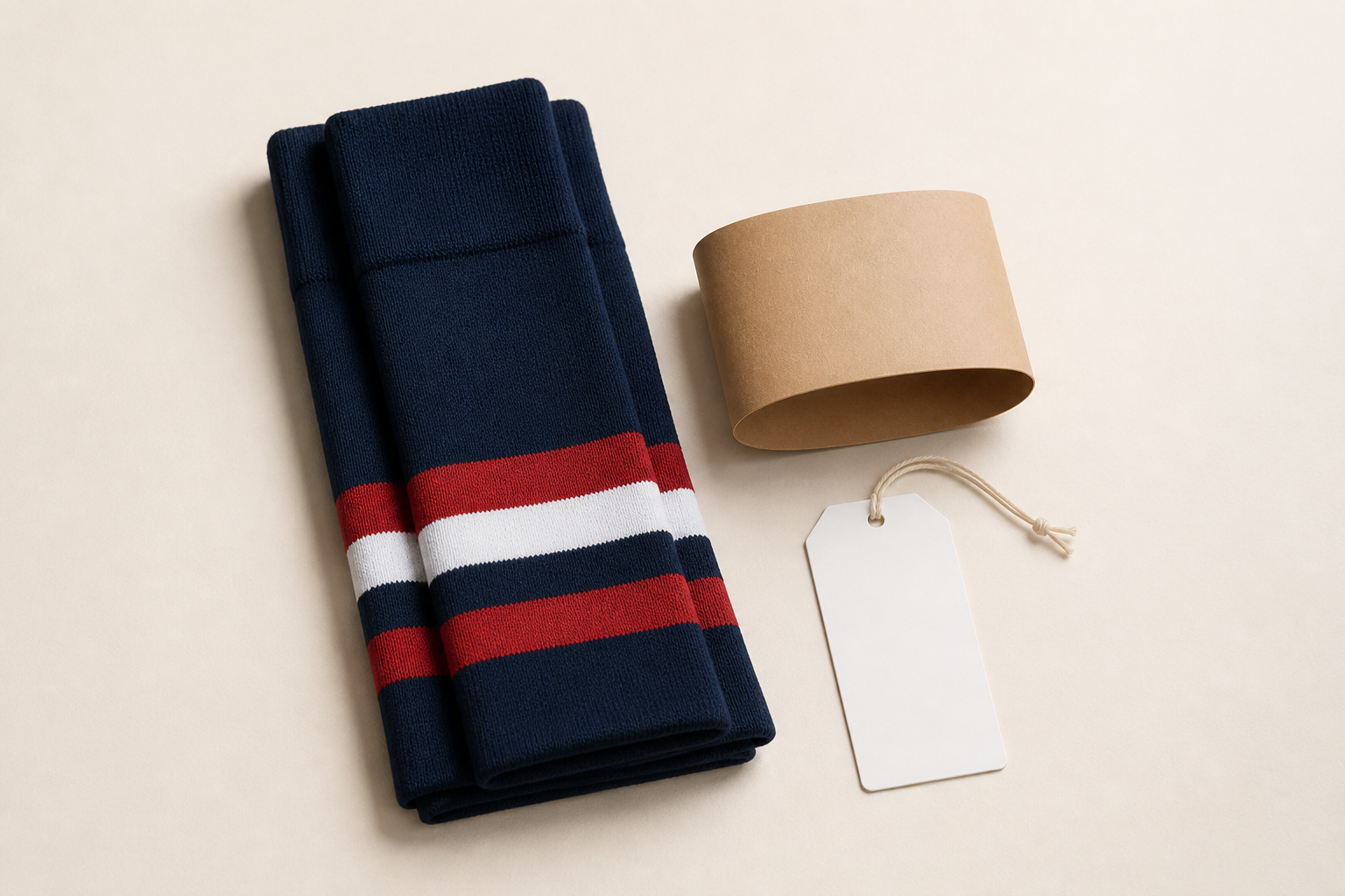 Hockey sock illustration for packaging brief