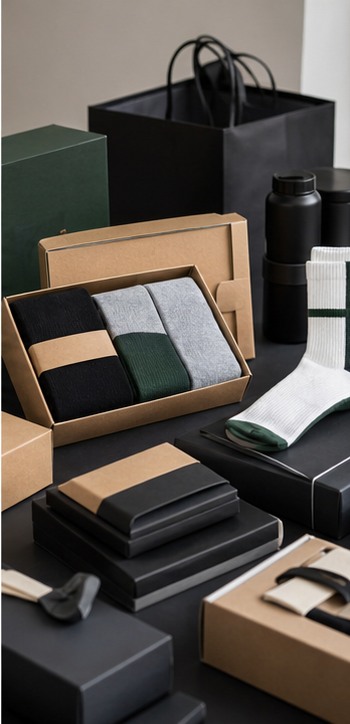 Corporate and charity running event with branded socks