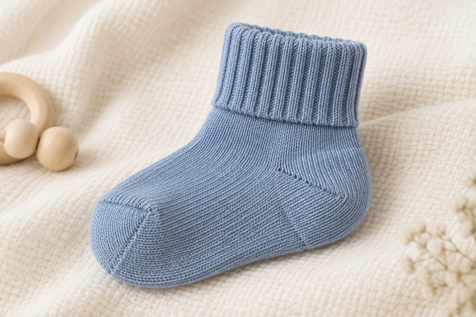 Illustrative stay-on cuff and heel construction direction