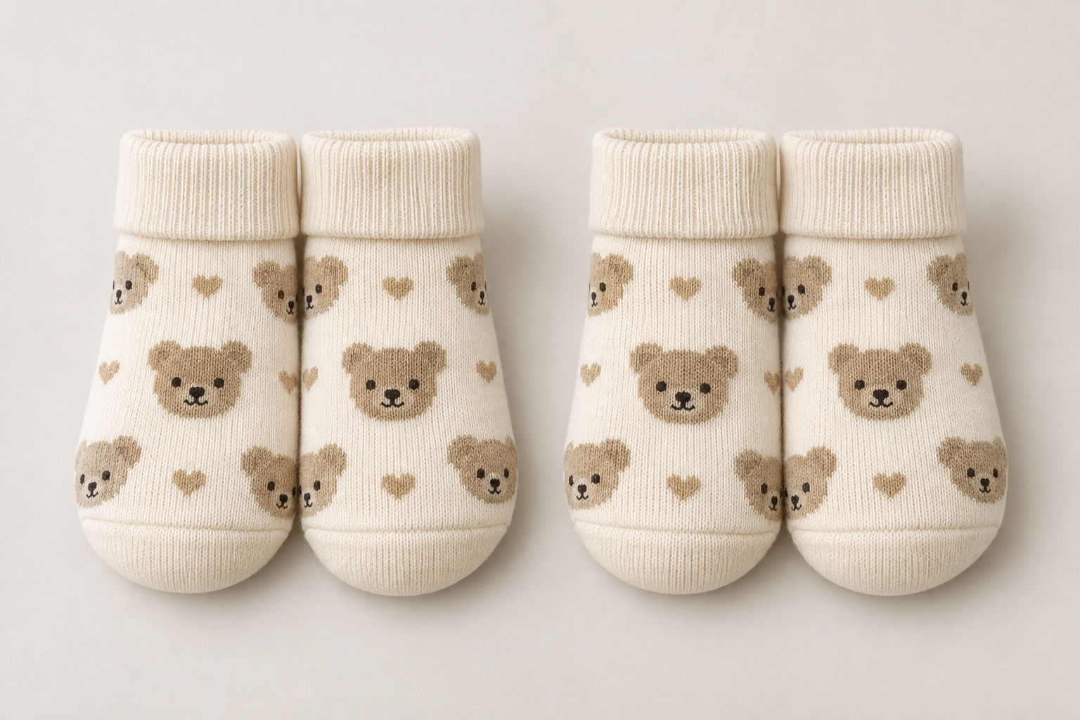 Illustrative baby sock pair consistency review