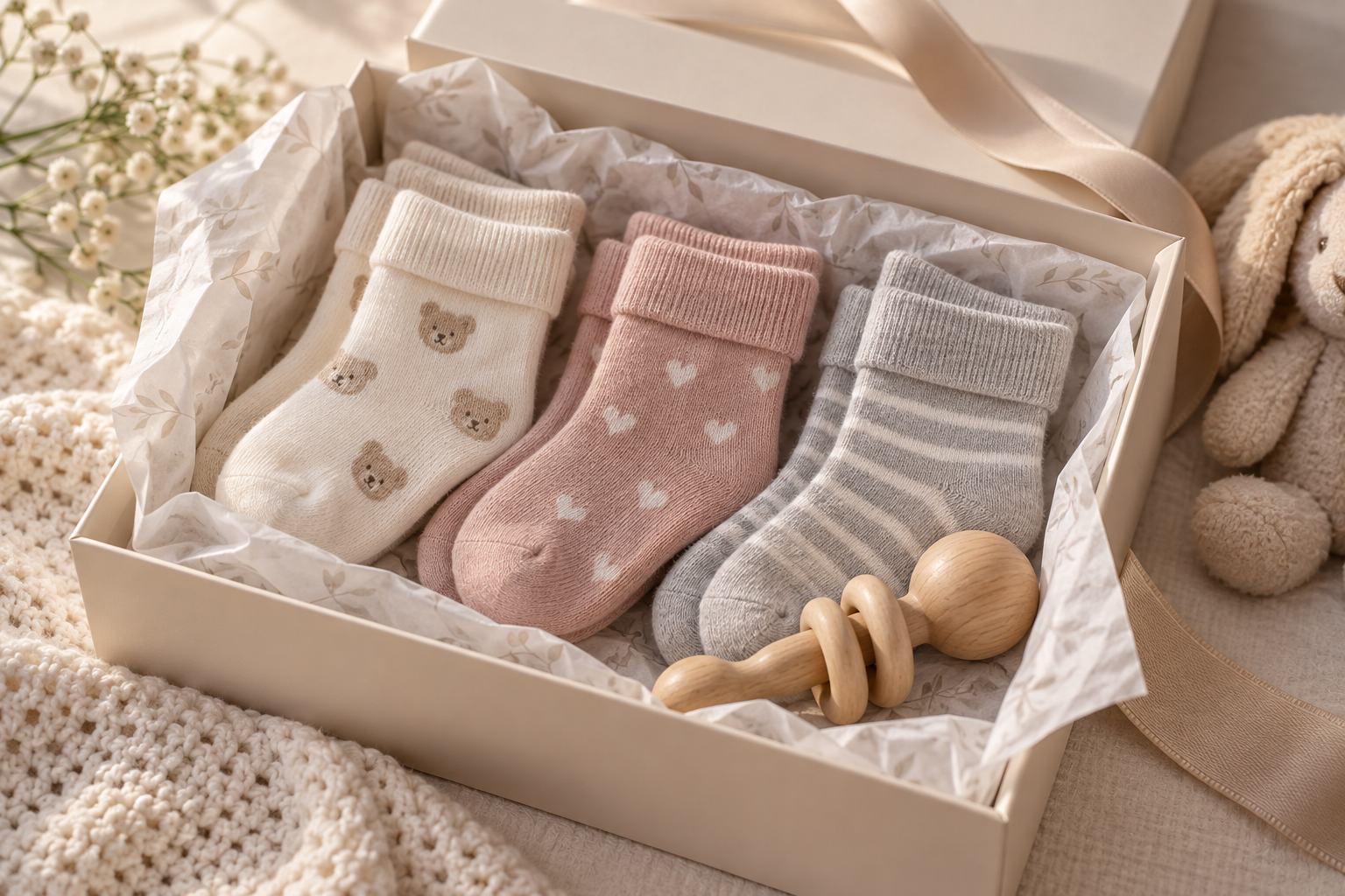 Illustrative baby gift-set programme planning