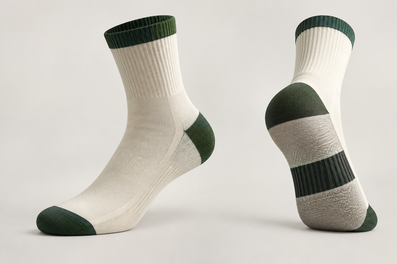 Illustrative shoe-fit footbed and midfoot structure directions