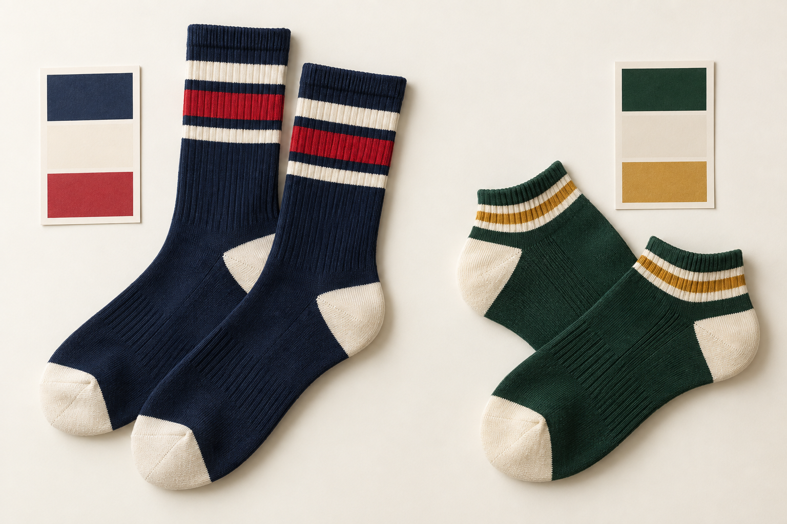 Illustrative league or event bowling sock colour directions