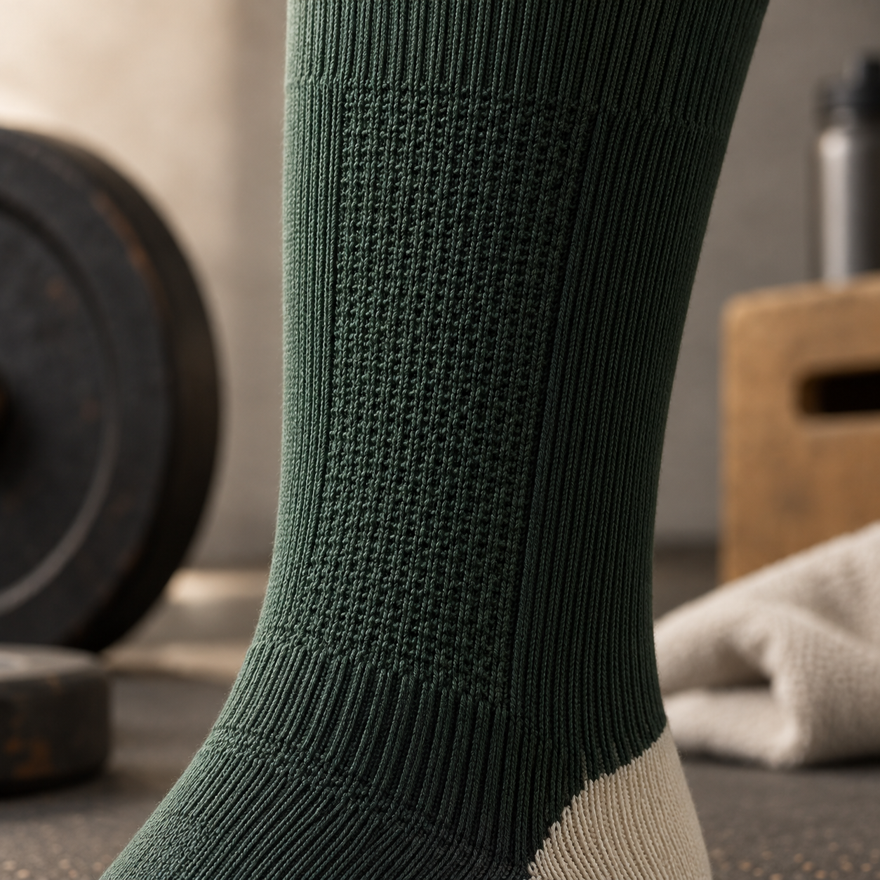 Illustrative shin-knit panel direction