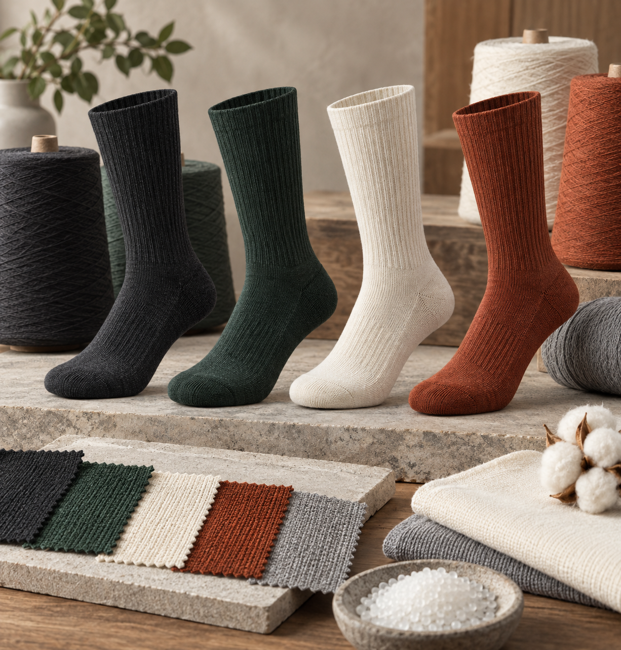Illustrative yarn and selected knit-zone directions