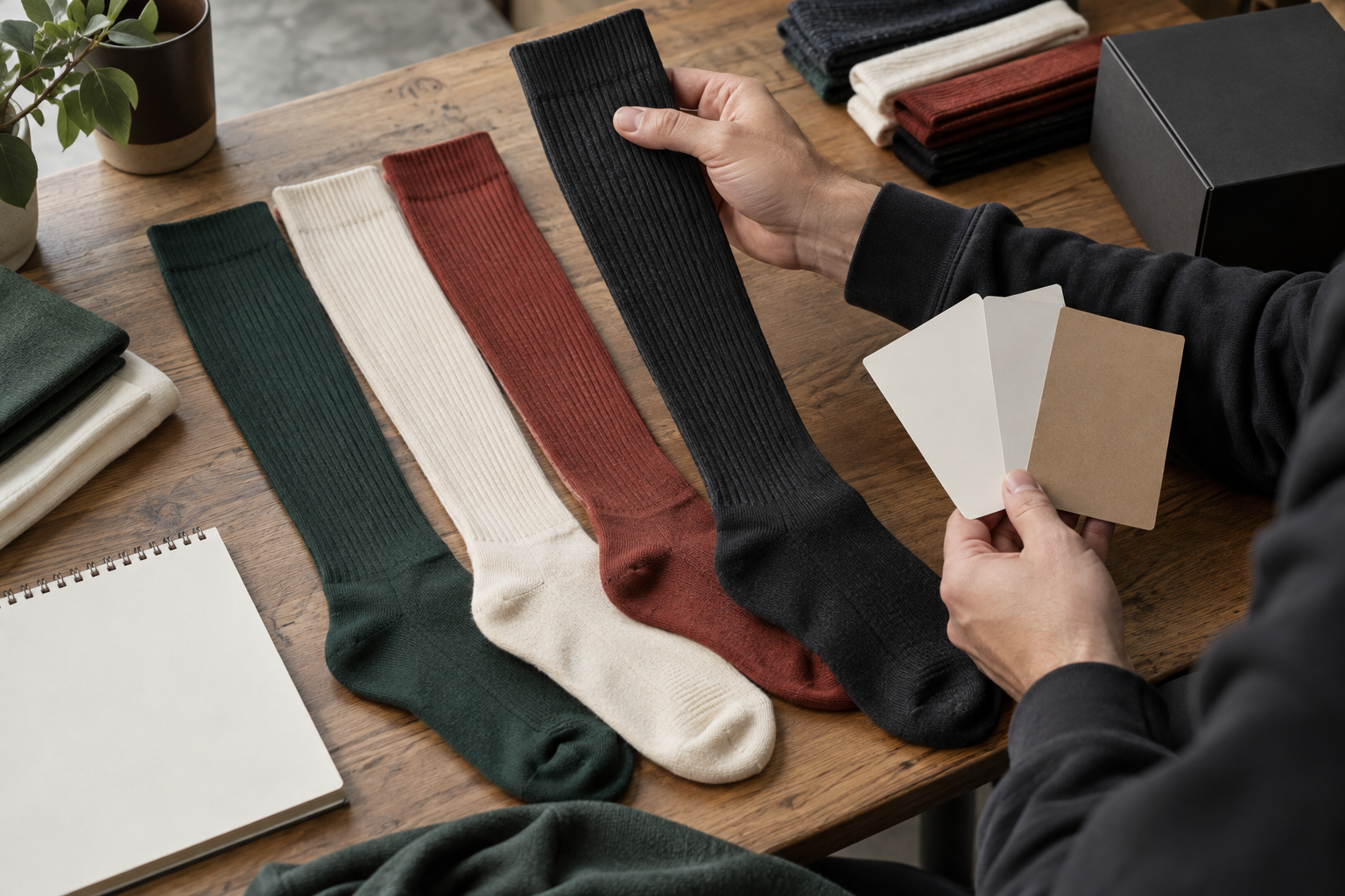 Illustrative powerlifting gym sock planning