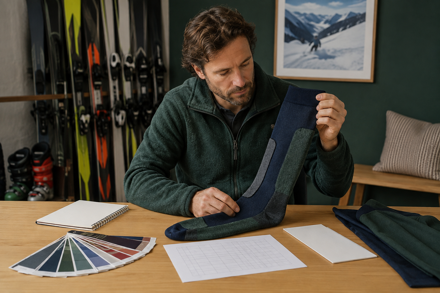 Illustrative ski club sock programme planning
