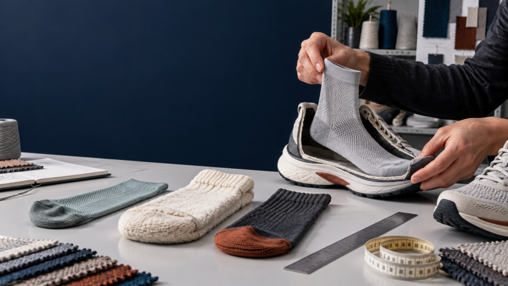 How Sock Thickness Affects Fit, Warmth and Production