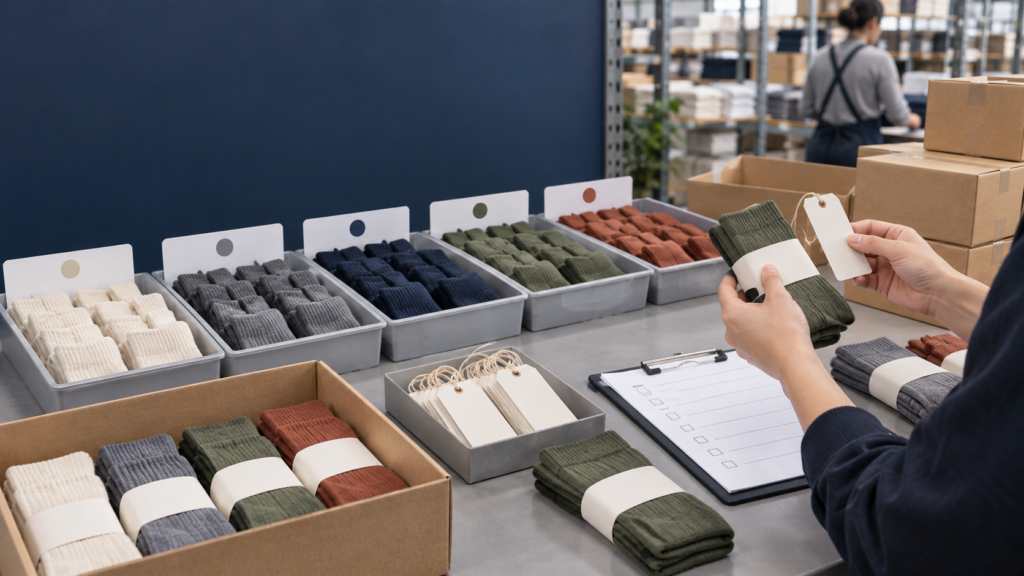 How to Prevent Size and Color Mixing in Private Label Sock Orders