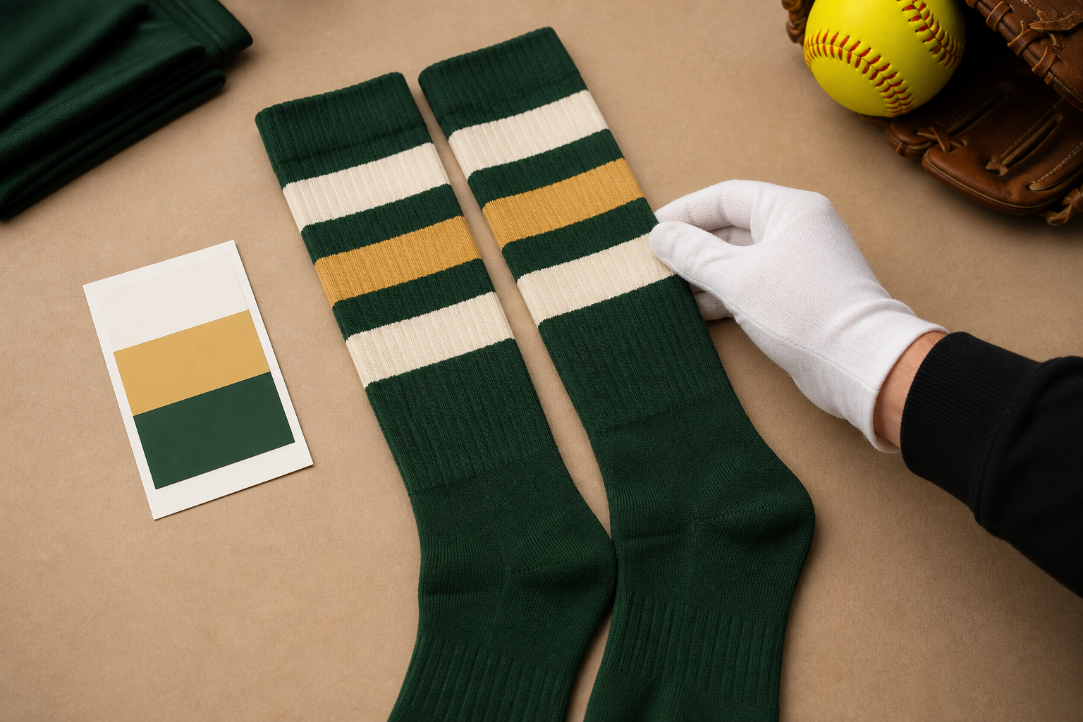 Illustrative club softball sock pair review