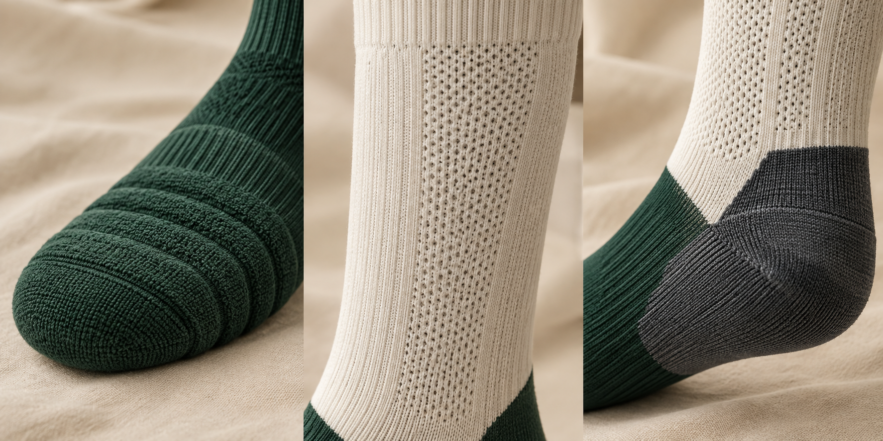 Illustrative cushioning mesh heel and toe construction directions