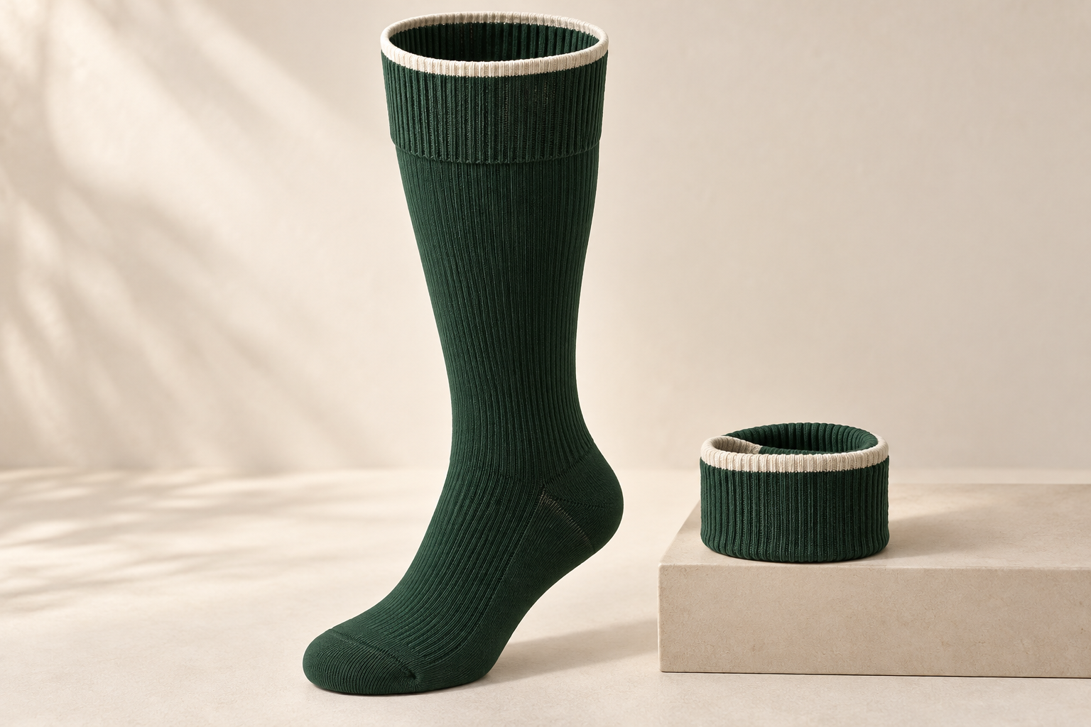 Illustrative wide cuff opening construction directions
